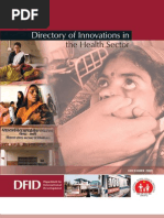 Download Directory of Innovations in the Health Sector-611 by National Child Health Resource Centre NCHRC  SN38214691 doc pdf