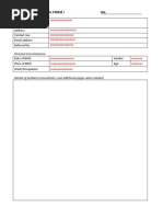 DALC Control Form 1