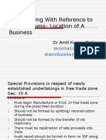 32754024 Tax Planning With Reference to New Business Location