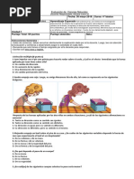 Evaluación de Ciencias Naturales 4 Fuerza