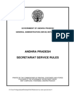 AP Secretariat Service Rules