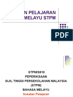Sukatan Pelajaran Bahasa Melayu STPM