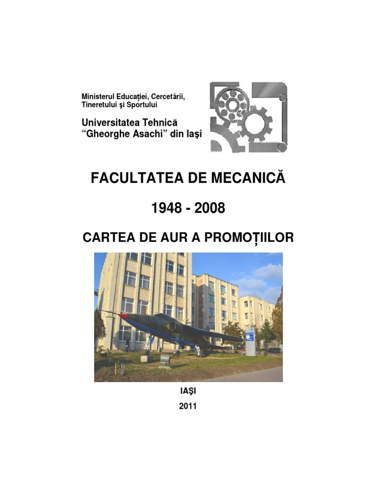 Universitatea Gheorghe Asachi Iasi Facultatea De Constructii Si Instalatii
