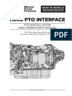 IN16-03 HINO PTO Wiring Instruction Manual