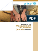 Manual For The Measurement of Juvenile Justice Indicators