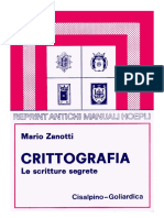 M.zanotti - Crittografia (Hoepli 1928)