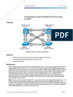 Ccnpv7.1 Switch Lab7-1 NTP Student