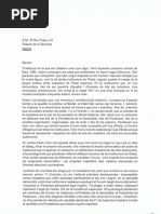 Carta de Torra al rey