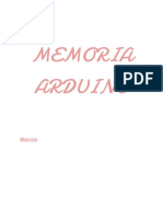 Memoria Arduino