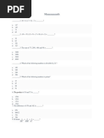 Mathematics 255 Questions With Answer