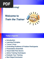 Effective Train the Trainer Guide | PDF | Learning Styles | Essays