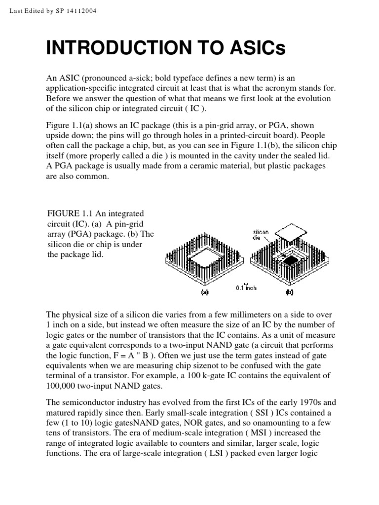 ASICs by M J Smith | PDF | Integrated Circuit | Read Only Memory
