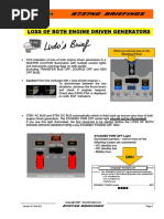 B737 b Loss of Both Engine Driven Generators