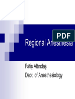 Regional Anesthesia