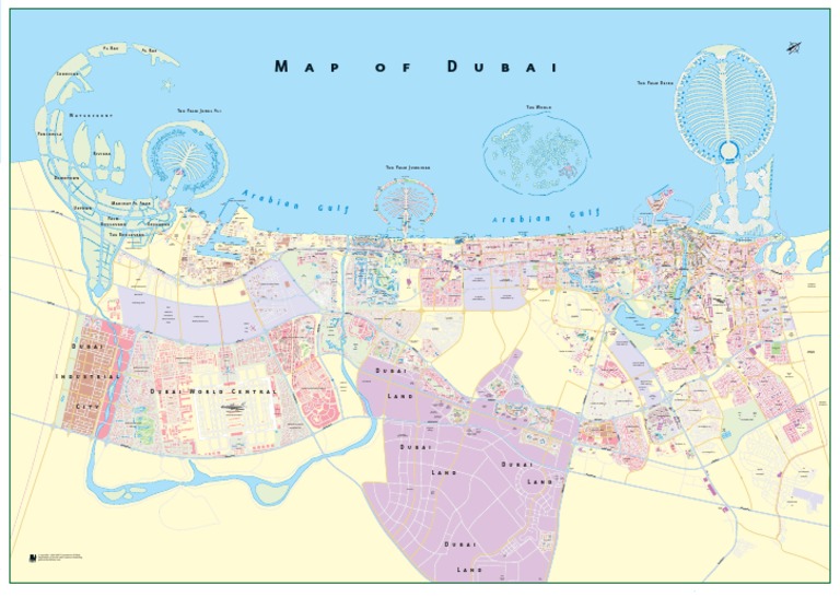 Dubai Road Map Pdf Map Of Dubai | Pdf | Dubai | Hotel