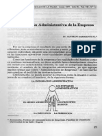 La Intregracion Administrativa de La Empresa Dr. Alfredo Sarmiento