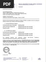 Notice of Semester Fees Payable Session 201805