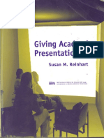 Giving Academic Presentations PDF