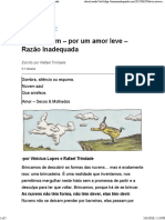 (Web) Blog Razão Inadequada. Devir Nuvem - Por Um Amor Leve