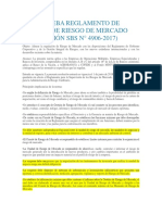 Reglamento de Riesgo de Mercado-modificaciones 2018