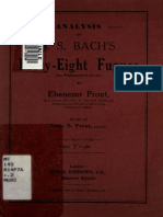 Prout-Analysis of Bach's 48 Fugues PDF