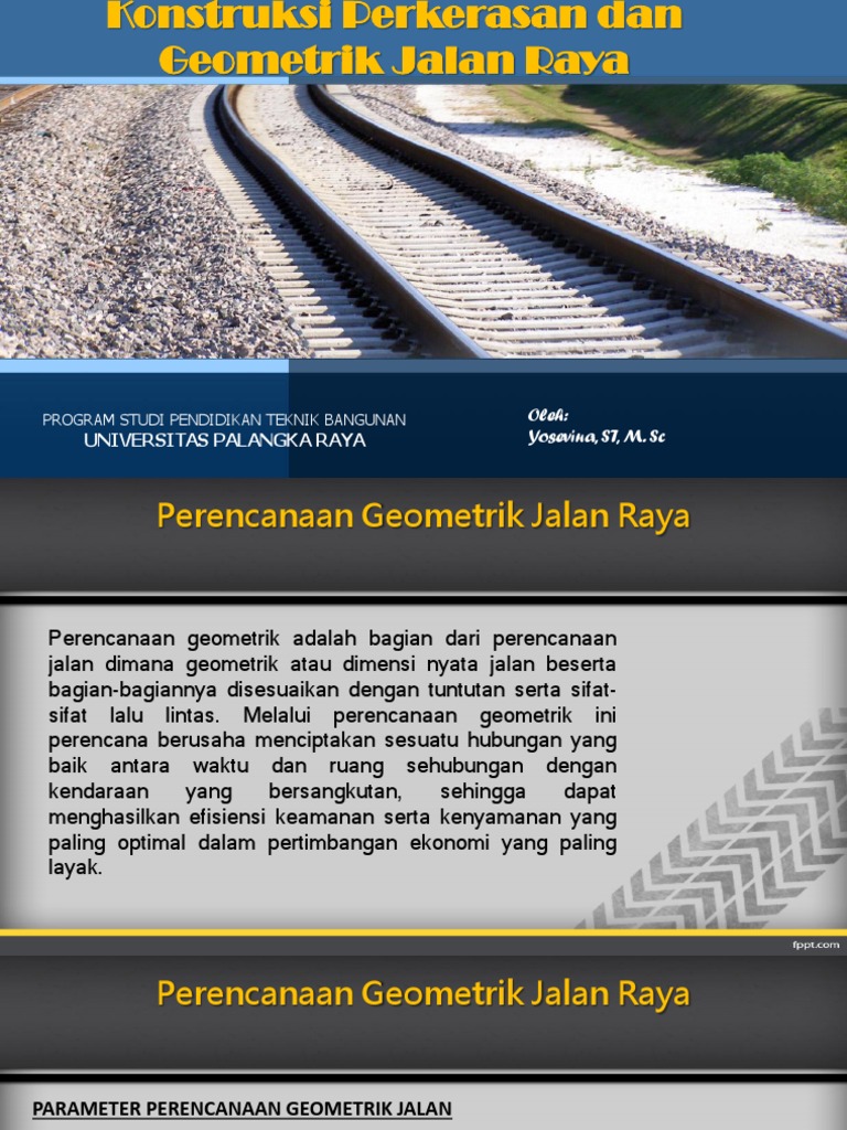Konstruksi Perkerasan Dan Geometrik Jalan Raya Materi 1 Pdf
