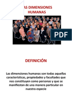 PPRESENTACIÓN DIMENSIONES HUMANAS