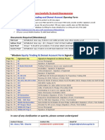 Instructions for Equity and Commodity Trading Account Opening