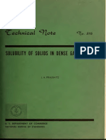 Prausnitz - Solubility of Solids in Dense Gases