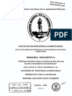 Estudio Técnico Para La Instalación de Una Planta de Harinas Sucedáneas.