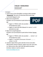 Tugas Untuk Kelas 7 Akselerasi