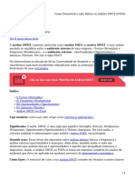 Como Desenvolver Uma Matriz Ou Análise SWOT (FOFA)