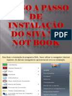 Manual de Instalação Do Programa Siva para Notebook