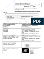 Evaluacion Sistema Solar 3 Basico