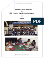 Report of ZPHS School Activities 2017-2018 - Amar