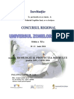 Univ Zonelor Umede Concurs