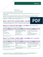 Estimation: Written Calculation Division 1