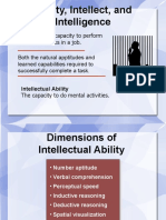 Ability, Intellect, and Intelligence