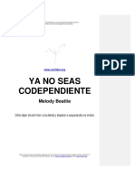 Libro Melody Beattie - Ya No Seas Codependiente
