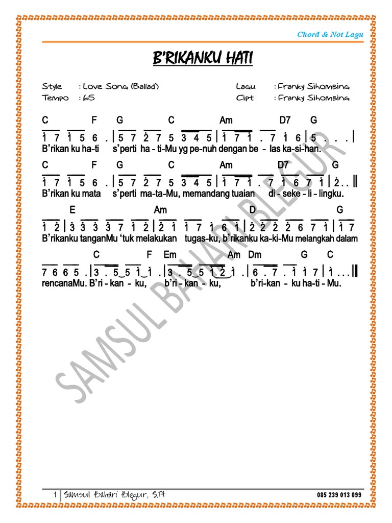 Chord Bapa Yang Kekal Tebak Gambar