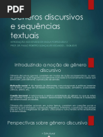 Aula 02-03 - Gêneros Discursivos e Sequências Textuais - 2015