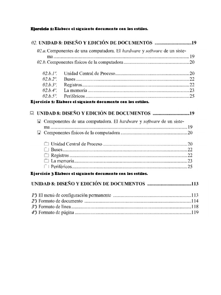 Ejercicios practicos de word basico 7 pdf agricultura comida y bebida