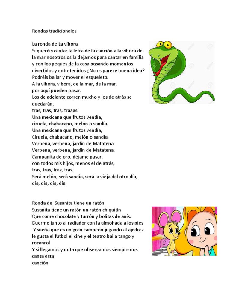 6 Rondas Tradicionales | PDF | Ocio