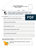 Guia de Ciencias Naturales La Temperatura