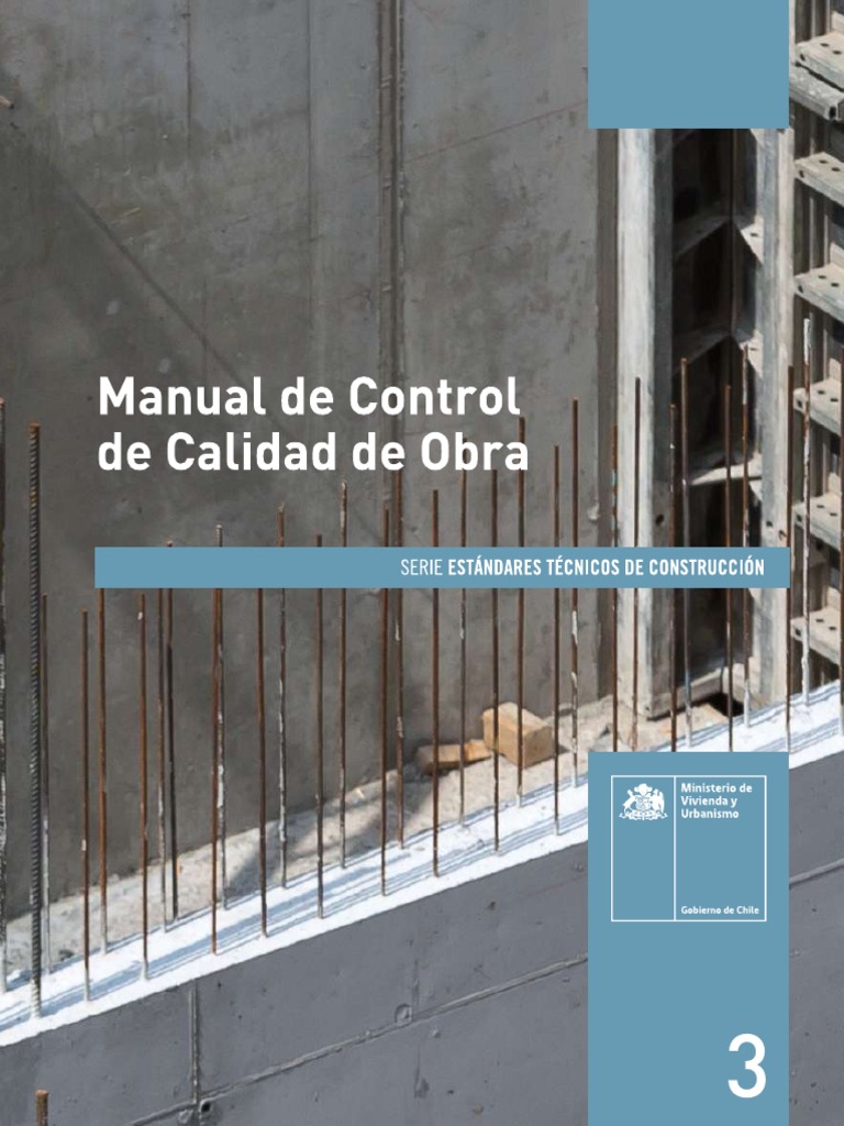 Manual de Control de Calidad en Obra | PDF | Hormigón | Concreto reforzado