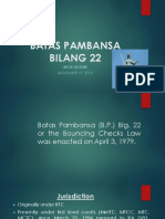 Batas Pambansa Bilang 22