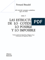 Braudel Fernand - Civilizacion Material Economia Y Capitalismo Siglos XV - XVIII - Tomo I.pdf