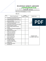 Checklist Pemeriksaan Apar Rsua