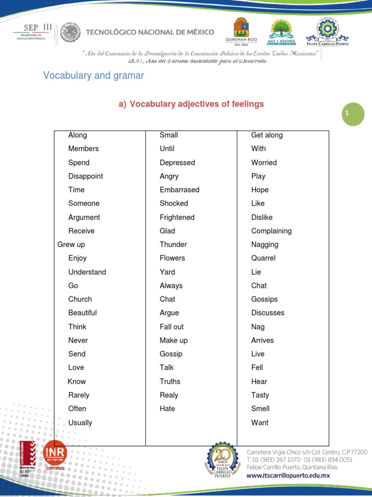 Ingles Modulo 1 Libro Rojo | PDF | Verb | Morphology