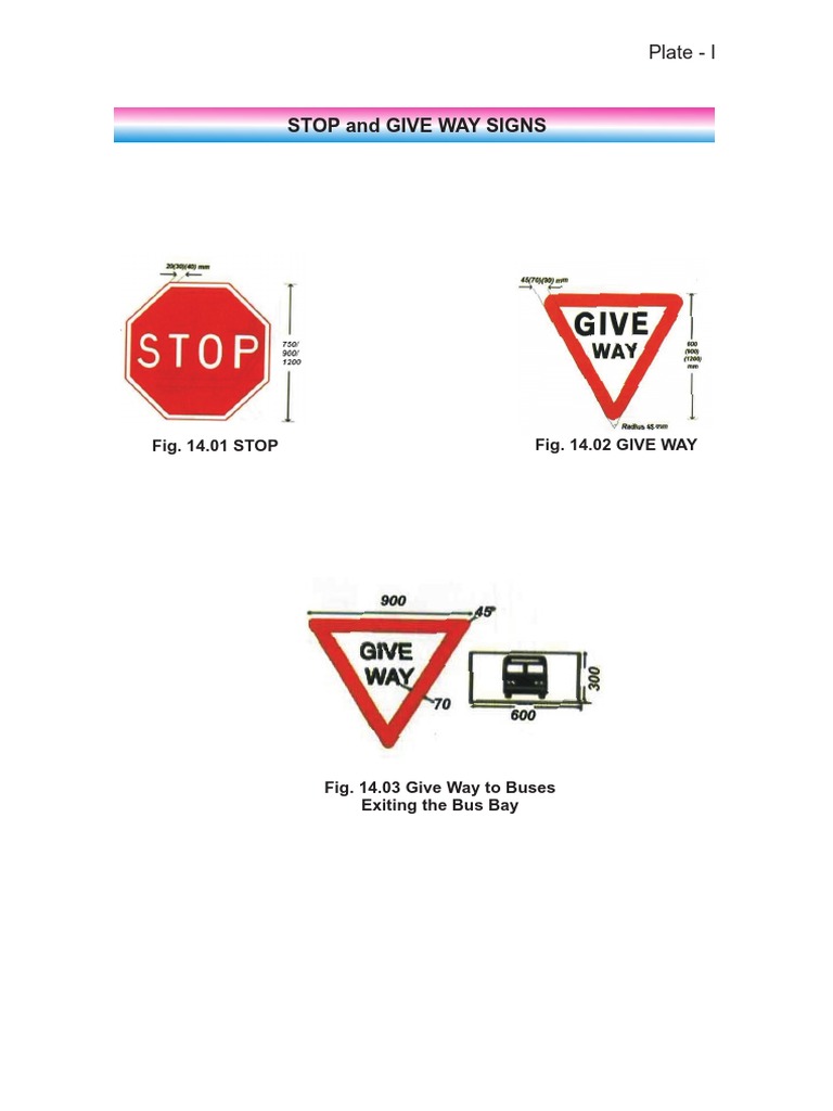 Traffic Signs Overview and Guidelines | PDF | Traffic | Intersection (Road)